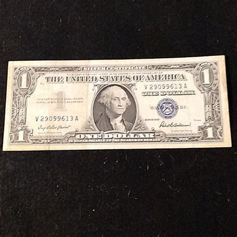 1957 Blue Seal Dollar Bill