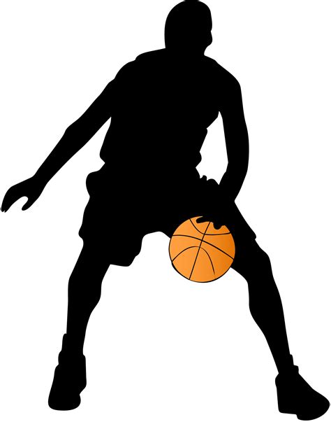 Basketball Player Silhouette Clip Art