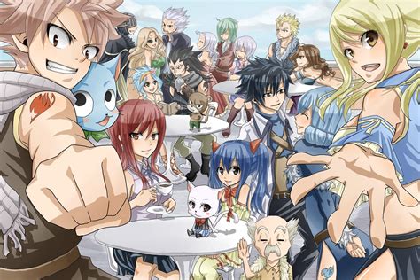 Fairy Tail Group Wallpapers - Top Free Fairy Tail Group Backgrounds ...