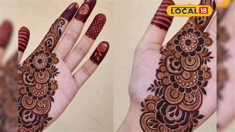 Mehendi simple and beautiful designs for eid 2025 see photo mud ...