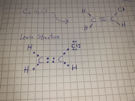 C2h3cl Lewis Structure