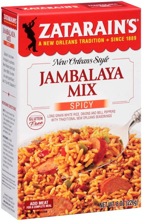 Zatarain's Jambalaya Mix, Spicy, 8 Oz - Walmart.com