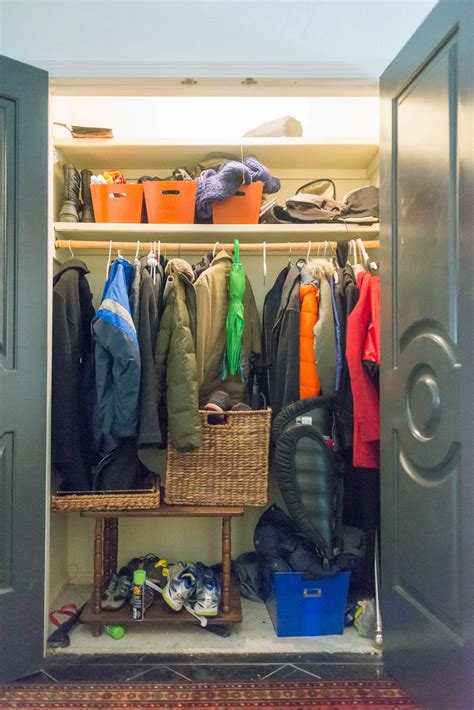 Front Entrance Coat Closet Organizing Easy Tips For Functional Coat