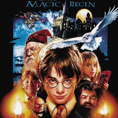 “哈利波特与魔法石＂曝＂入学通知”预告 八大角色海报重燃20年魔法梦