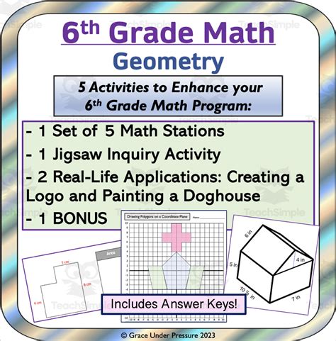 6th Grade Math Geometry Problems 的图像结果