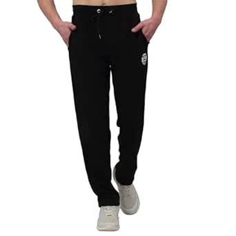 Cantabil Men Black Solid Summer Wear Casual Track Pant (MTRP00065_Black ...