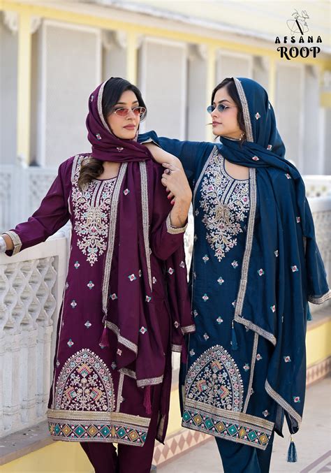 Afsana Roop Embroidered Ready Made Dress Collection
