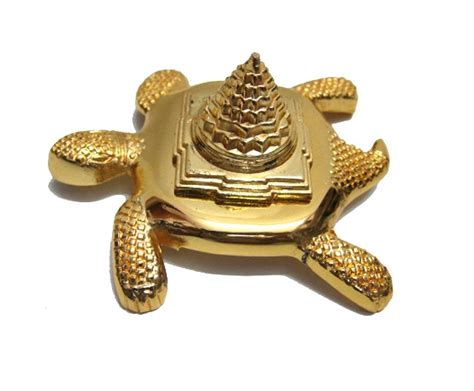KESAR ZEMS Zinc Meru Shree Yantra on Kachua - Tortoise For Pooja (7 x 5 ...
