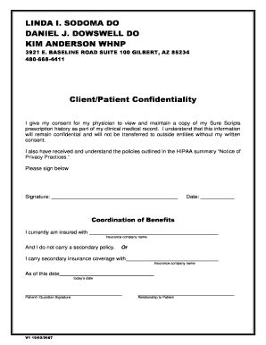 Fillable Online Consent Form Standard basic - TEMPLATE Fax Email Print ...