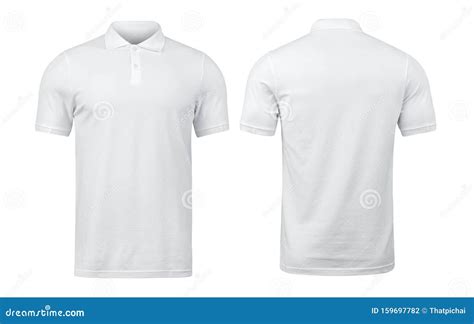 white-polo-shirts-mockup-front-back-used-as-design-template-isolated ...