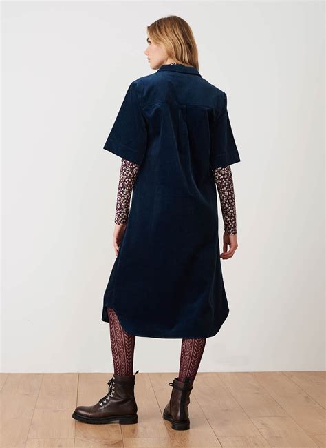 Dusk Corduroy Shirt Dress | Midi & Maxi Dresses | Brora