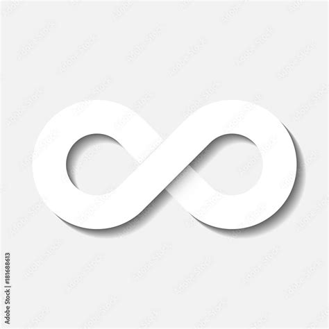Infinity symbol icon. Concept of infinite, limitless and endless ...