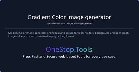 Gradient Color image generator online fast and secure