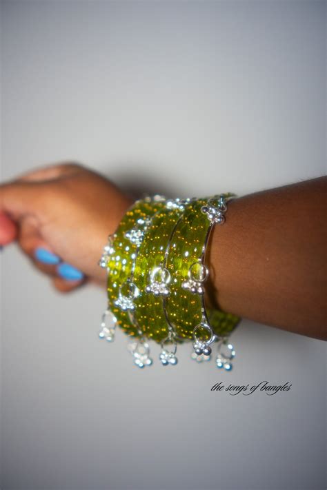 Silver Ghungroo Bangles - (Pack of 4) [Please Note: No glass bangles i ...