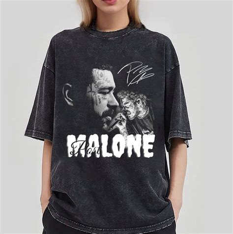 Post Malone Tshirt, Post Malone Vintage Shirt, Posty Tour Music T Shirt ...