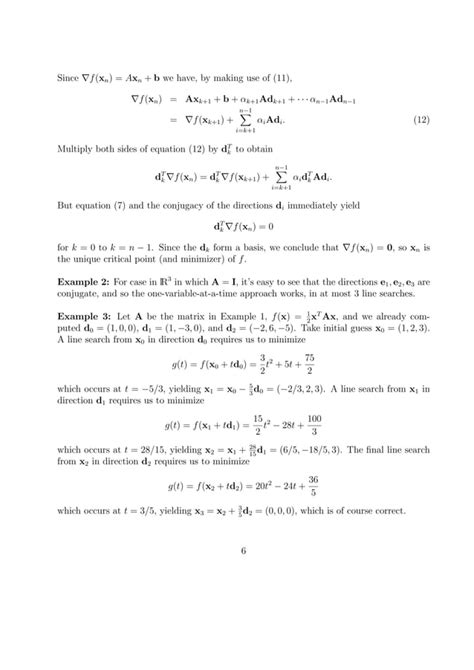 Conjugate Gradient Algorithm 的图像结果