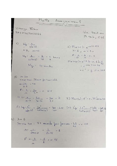 Maths Tutorialnss - Maths Assignment Dhairya Thakur U2, Section ...