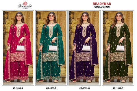 R 1539 Nx Ramsha Fandy Pakistani Readymade Suits Wholesaler Ahmedabad ...
