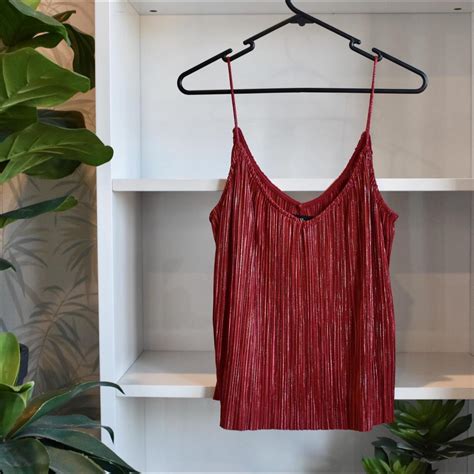 Dotti Women's Red Blouse | Depop