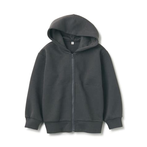 Double knitted sweat Zip up hoodie(Kids)
