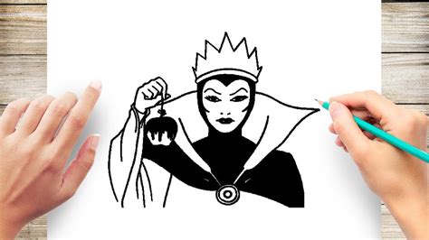 How To Draw Evil Queen Face