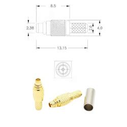 MMCX-J-1.5 Male Connector