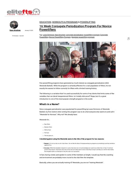 Image result for Periodization Program Example