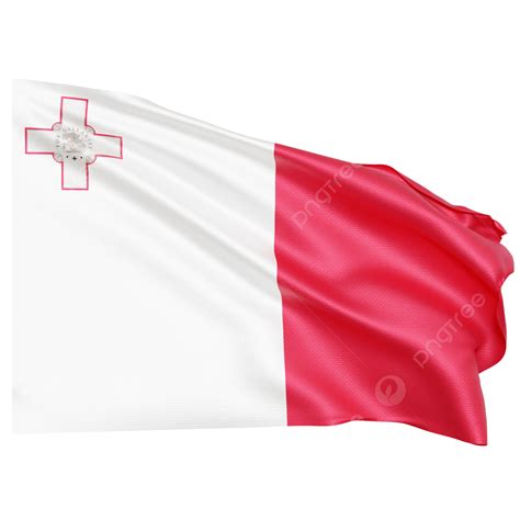 Malta Flag Waving, Malta Flag With Pole, Malta Flag Waving Transparent ...
