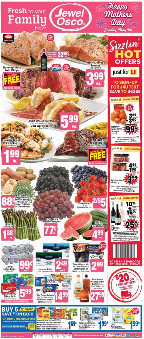 Jewel Osco Ad Circular - 05/05 - 05/11/2021 | Rabato