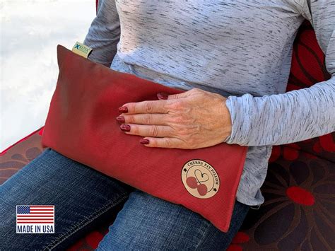 KOYA Naturals Heating Pad Microwavable - Cherry Pit/Stone/Seed Pillow ...