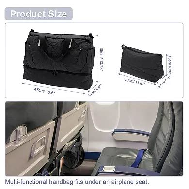 Duffel Bag for Travel, Partitioned Design, Travel Duffel Bags, with ...