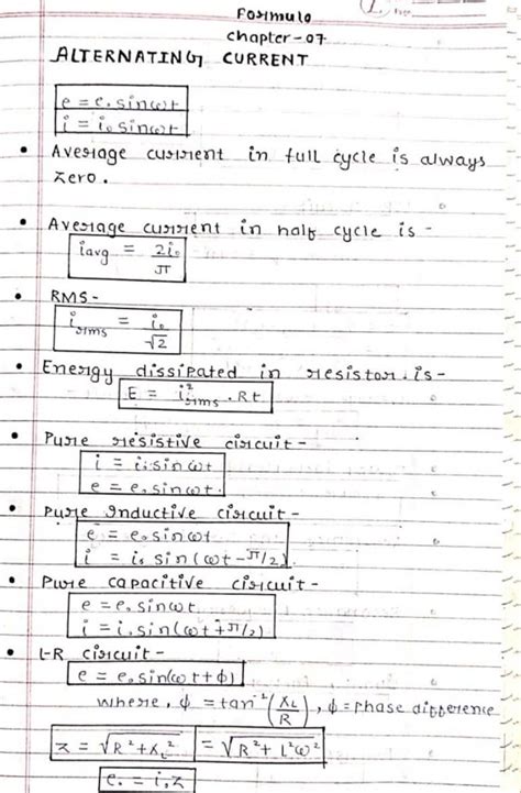 Alternating Current Circuit Z Formula 的图像结果
