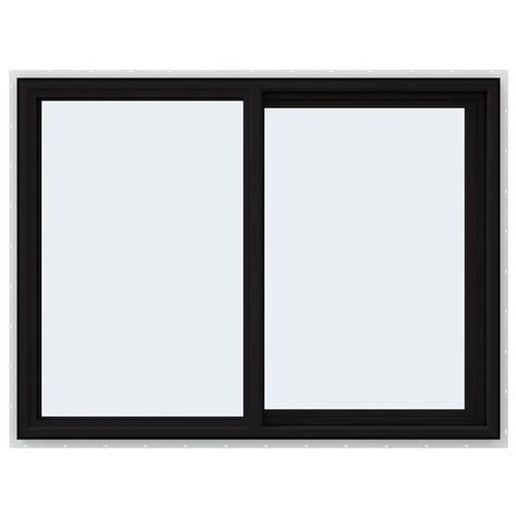 JELD-WEN FiniShield V-4500 47-1/2-in x 29-1/2-in Black Exterior White ...