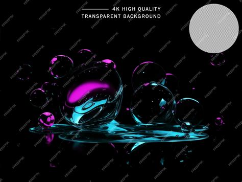 Free psd glass blobs on high quality transparent background png ...