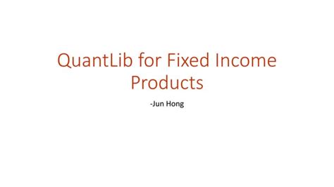Image result for QuantLib Examples