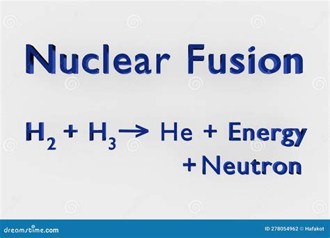 Nuclear Fusion concept stock illustration. Illustration of chemistry - 278054962