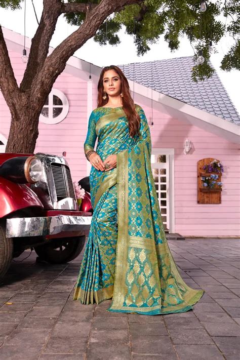 Woven Banglori Pure Silk Saree – We Shine