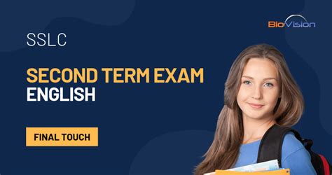 Second Term Examination 2024 - SSLC English - Final Touch
