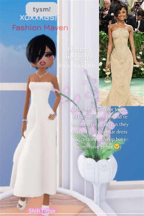 dress to impress outfit idea! / dti theme: met gala - @xoxokashh | Met ...