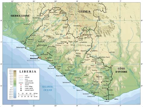 Maps of Liberia | Map Library | Maps of the World