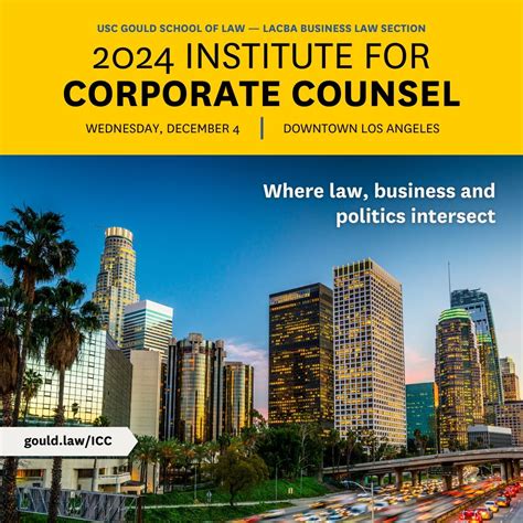 USC Gould School of Law and Los Angeles County Bar Association Business ...