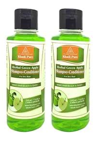 Buy Khadi Pure Herbal Green Apple Shampoo/Hair Cleanser + Conditioner ...