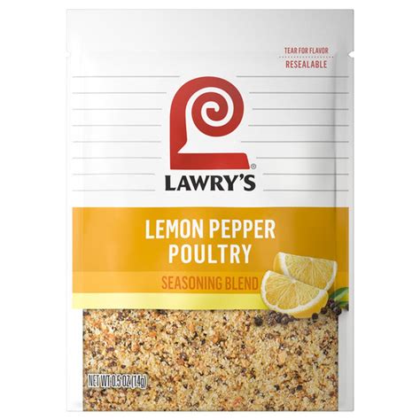 Lawry's® Lemon Pepper Poultry Seasoning Blend (0.5 oz) Delivery or ...