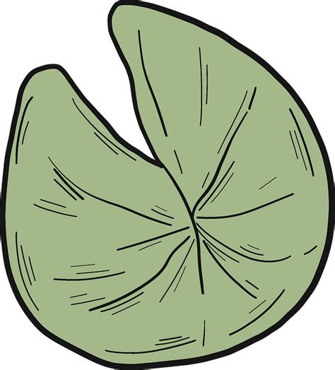 Clipart Of A Lily Pad