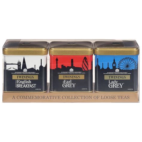 Amazon.com : Twinings London Skyline Red, White, & Blue Commemorative ...