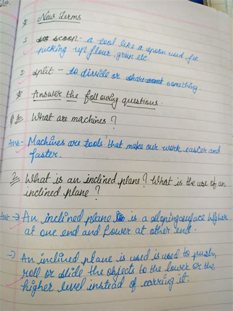 Evs-Simple Machines(notebook and workbook)