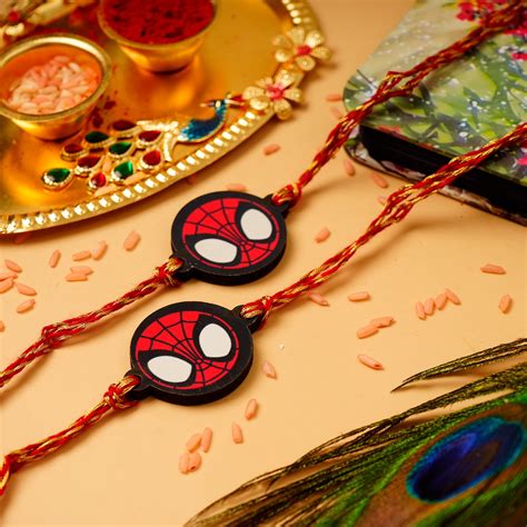 Amazing Spiderman Kids Rakhi Pack of 2