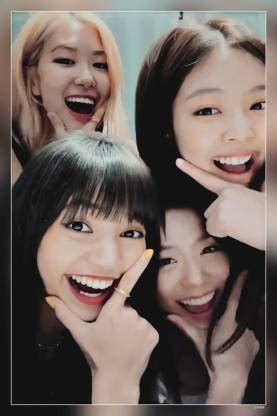 Hd Blackpink Bp Famous Idols Jennie Jisoo Kpop Lisa Matte Finish Poster ...