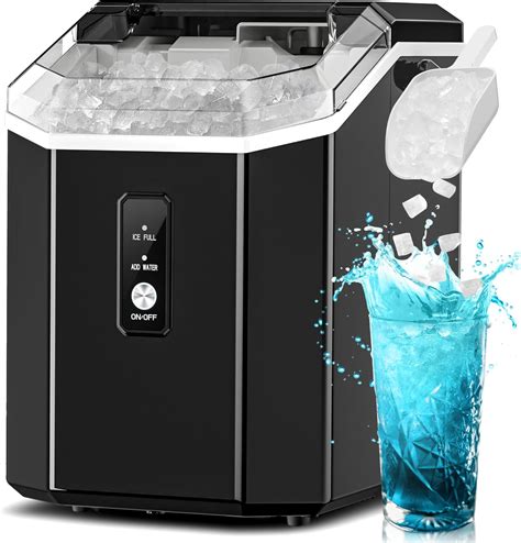 Amazon.com: Electactic Nugget Ice Maker Countertop,34lbs/24H,Portable ...