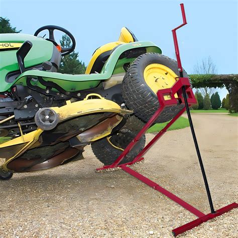 Amazon.com: KhunSqunolp Riding Mower Lift,890 Lbs Capacity Lawn Mower ...